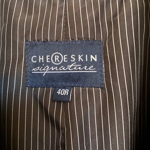 Chereskin Signature Men's Overcoat - Size 40R - Black - Picture 3 of 6